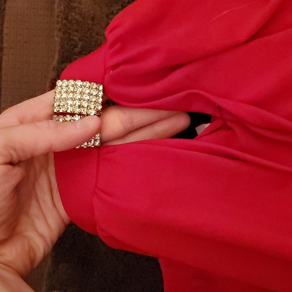 Red tube top - Picture 3 of 3